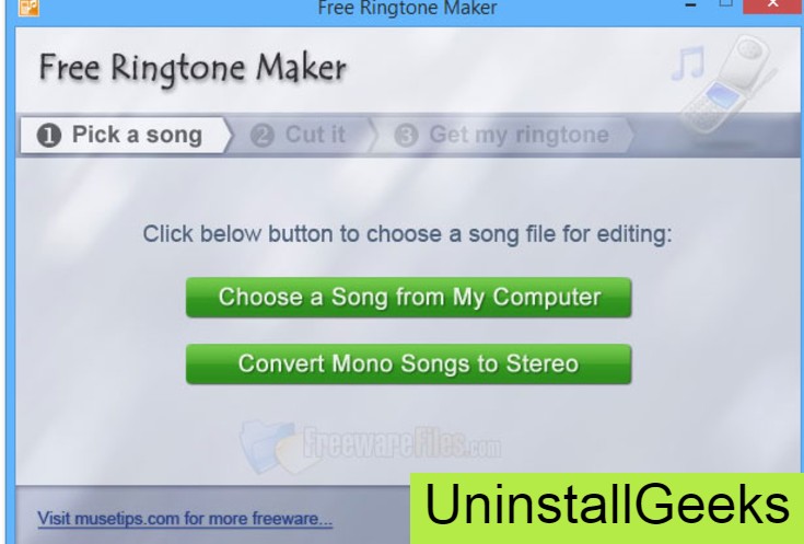 Uninstall Free Ringtone Maker Portable