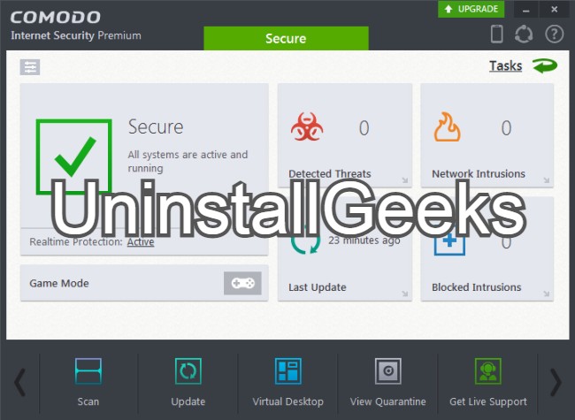 Uninstall Comodo Firewall