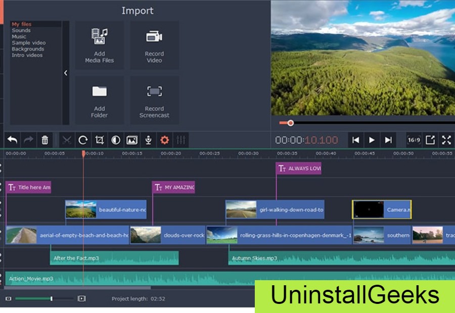 Uninstall Movavi Video Editor