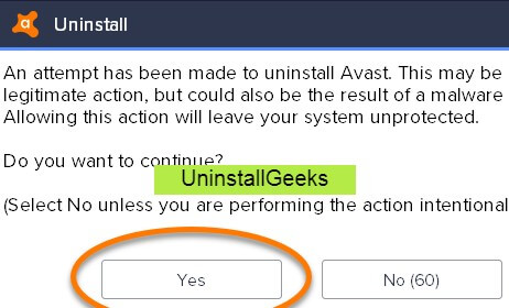 avast premium security uninstall