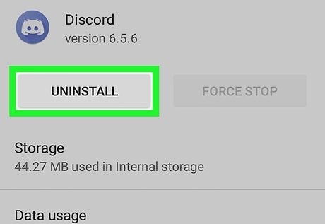 Uninstall Discord