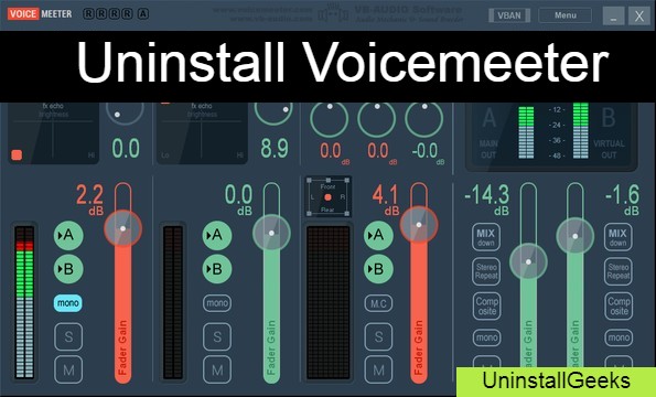 uninstall voicemeeter