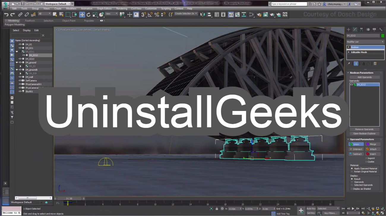 uninstall autodesk 3ds max