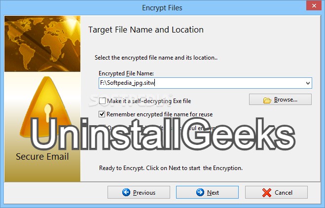 Uninstall Cryptainer LE Free Encryption