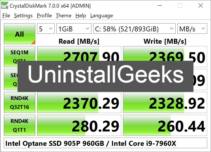 uninstall crystaldiskmark