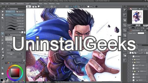 Uninstall Clip Studio Paint