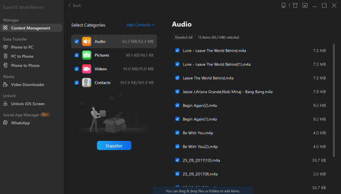 EaseUS MobiMover Free