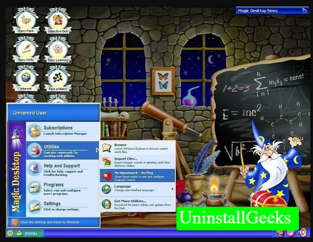 Uninstall Magic Desktop